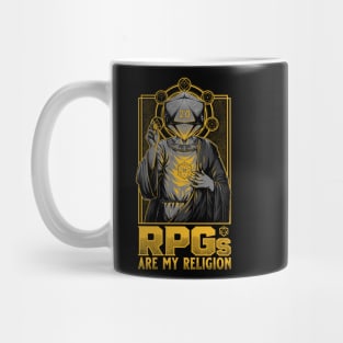 RPGs are my Religion - D20 Cool Gift Mug